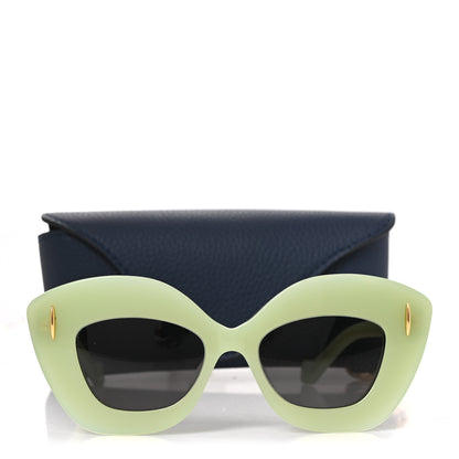 Loewe Acetate Anagram Sunglasses LW401271 Light Green 7 of 7