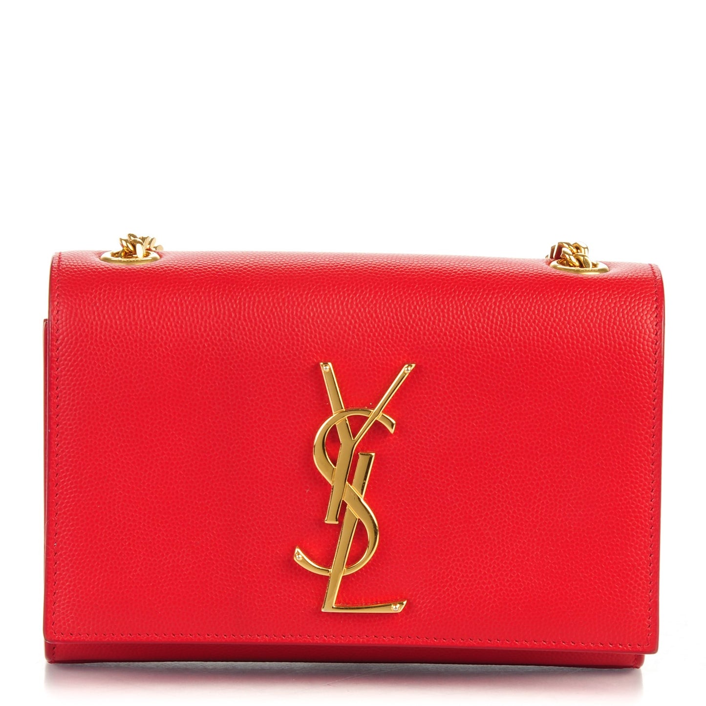 Grain De Poudre Small Monogram Kate Satchel New Red