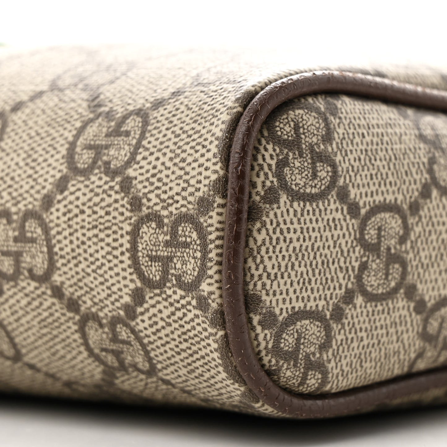 GG Supreme Monogram Web Small Ophidia Messenger Bag Brown