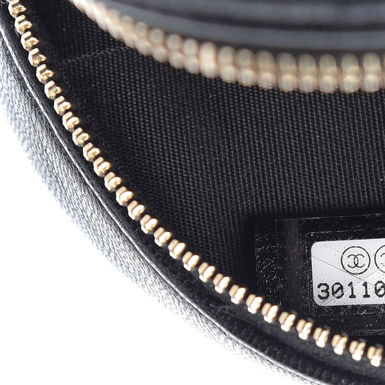 Chanel Lambskin Quilted Round Filigree Chain Around Crossbody Black 9 of 10