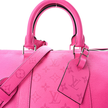 Louis Vuitton Taigarama Keepall Bandouliere 50 Fuchsia 6 of 8