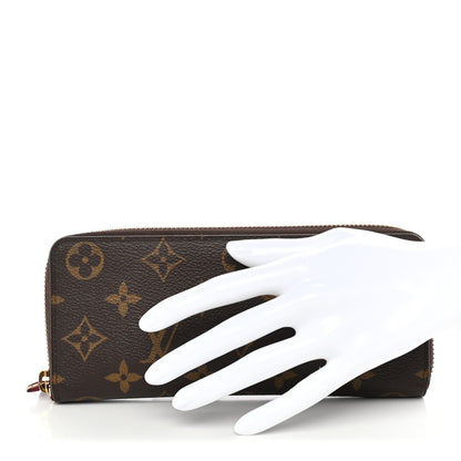 Louis Vuitton Monogram Clemence Wallet Fuchsia 2 of 9