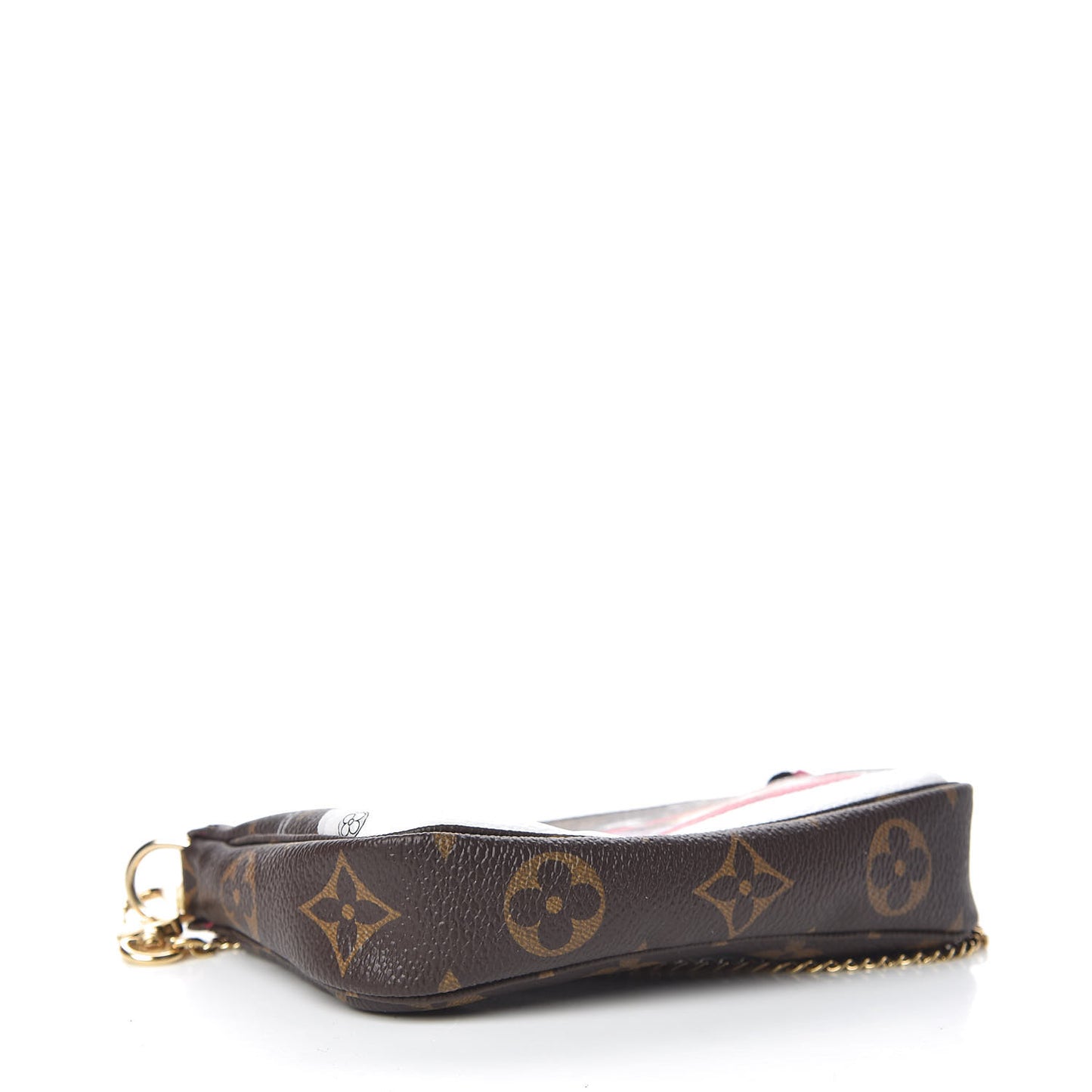 Monogram 2019 Christmas Animation Mini Courchevel Pochette Accessories Fuchsia