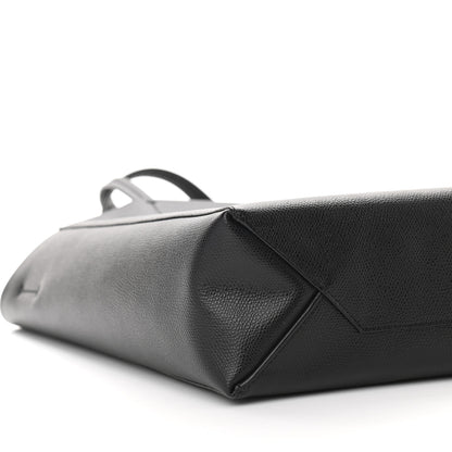 Celine Grained Calfskin Small Vertical Cabas Black 9 of 11