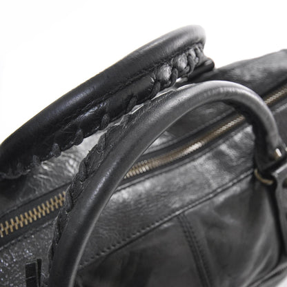Balenciaga Chevre Weekender Black 5 of 11