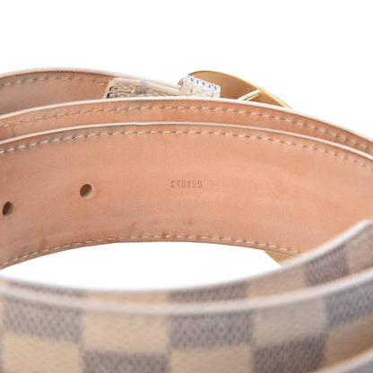 Louis Vuitton Damier Azur Voyage Belt 95 38 9 of 11