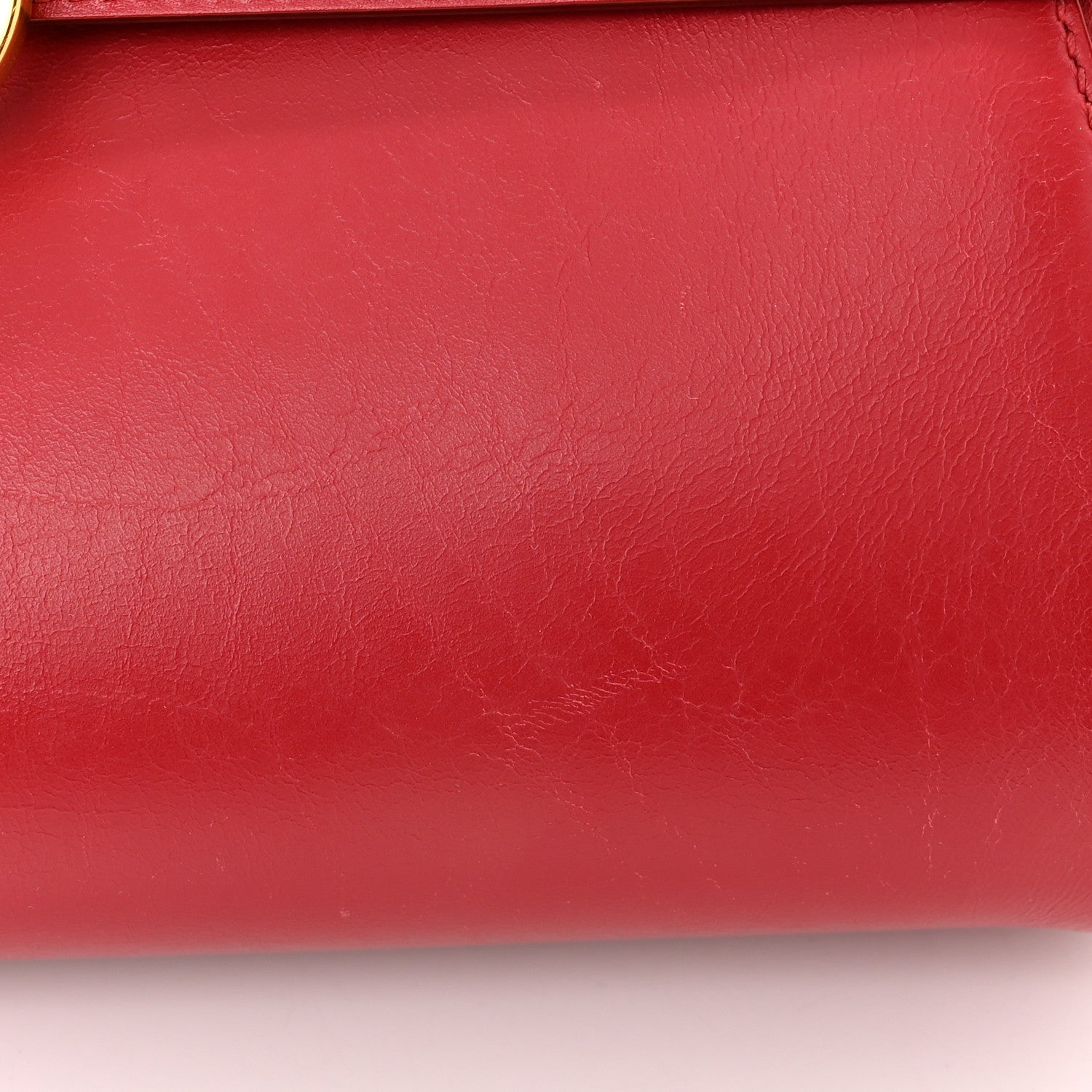 Salvatore Ferragamo Calfskin Abbey Crossbody Shoulder Bag Red 11 of 17