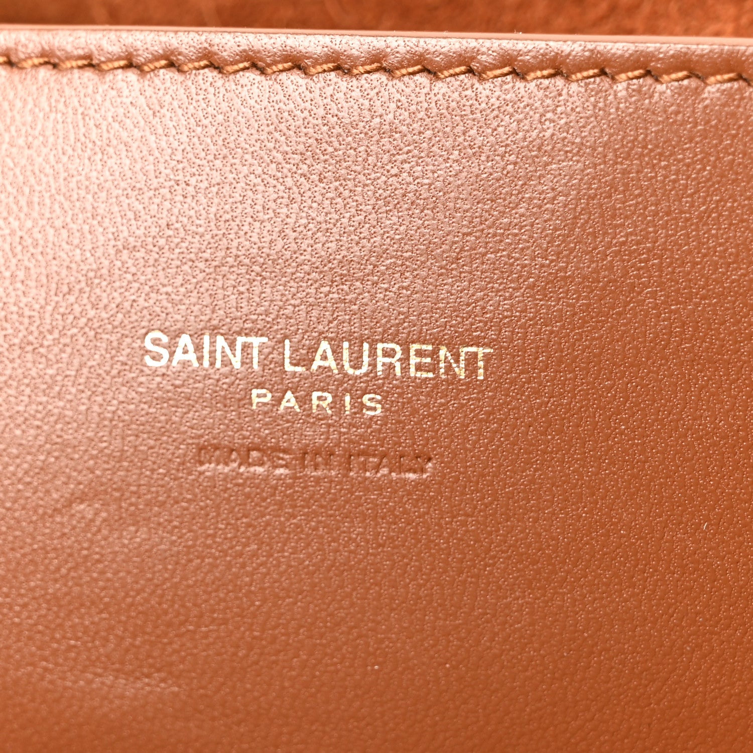 Saint Laurent Calfskin Crocodile Embossed Suede Medium Reversible Monogram Kate Satchel Military Taupe 6 of 10