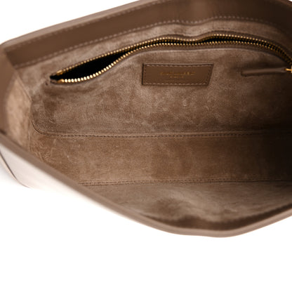 Saint Laurent Smooth Calfskin Le 5 A 7 Hobo Taupe 5 of 10