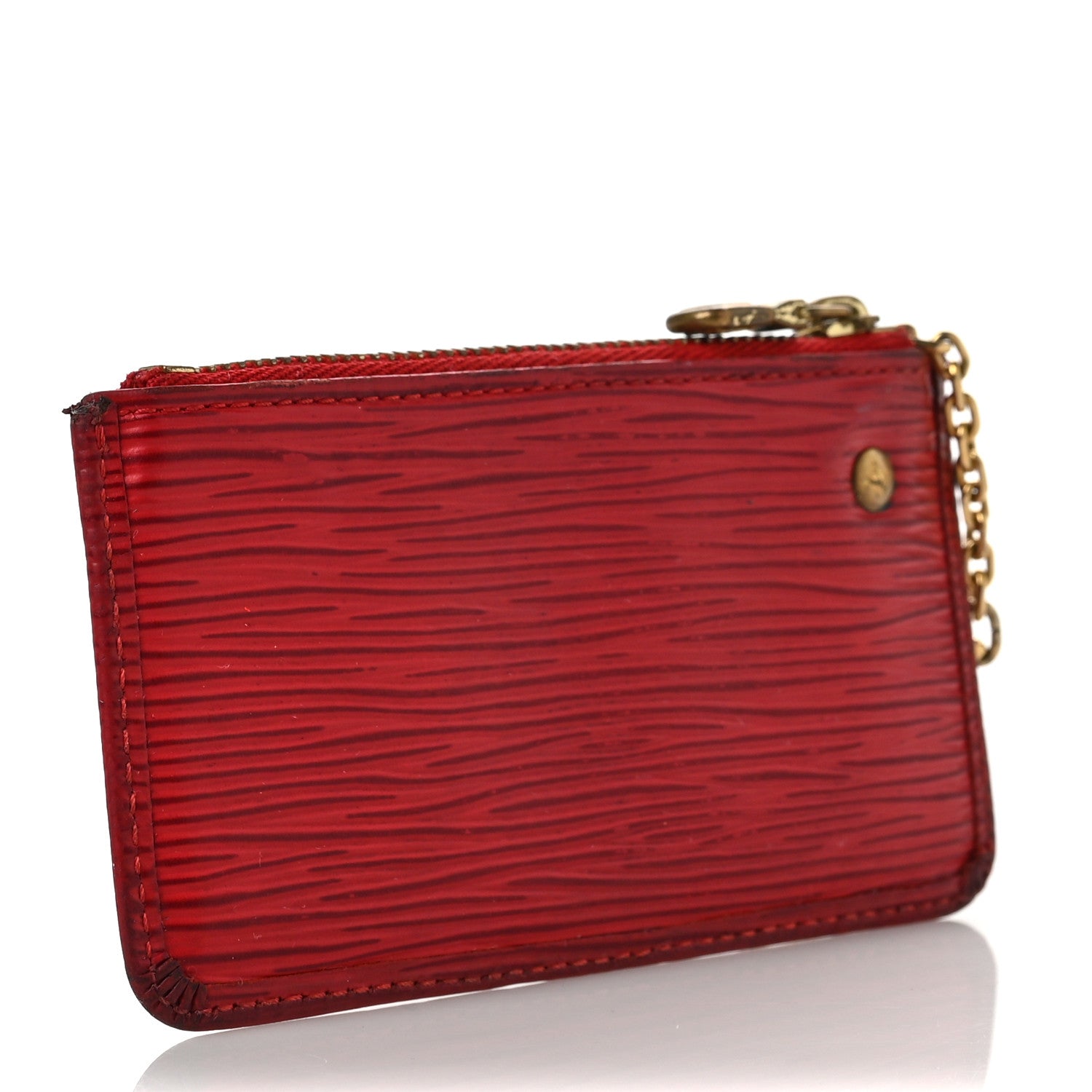 Louis Vuitton Epi Key Pouch Castillan Red 3 of 8