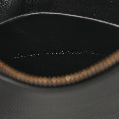Balenciaga Grained Calfskin Neo Classic Gold Hardware Zip Around Crossbody Black 7 of 11