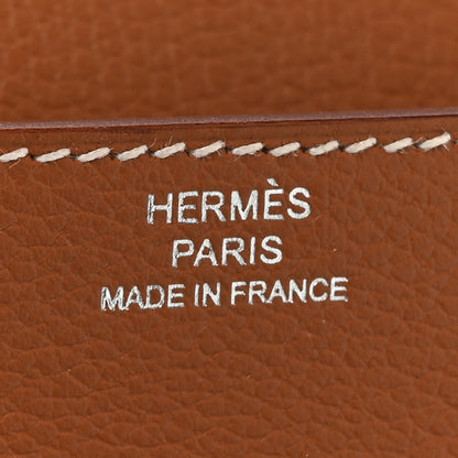 Hermes Evercolor Roulis Slim Wallet Gold 7 of 11