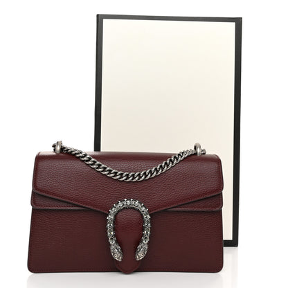 Gucci Dollar Calfskin Crystal Small Dionysus Shoulder Bag Vintage Bordeaux 14 of 14