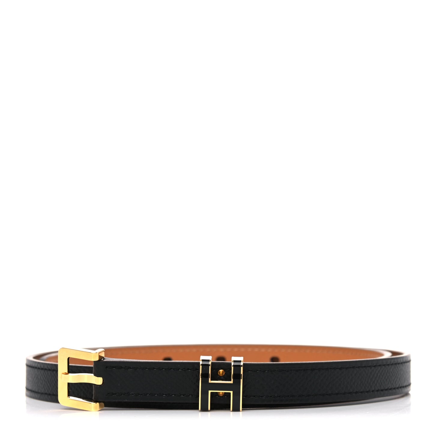 Epsom 15mm Pop H Belt 75 Black