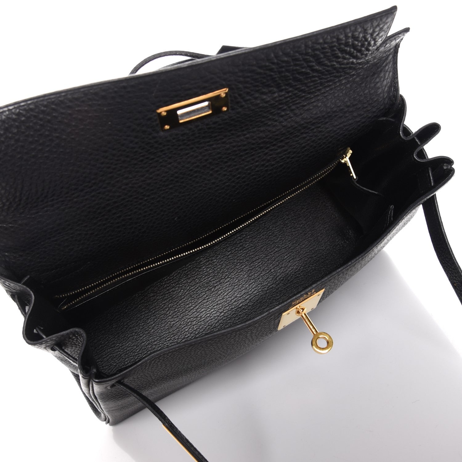 Hermes Togo Kelly Retourne 28 Black 8 of 28