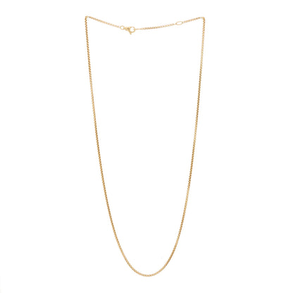 David Yurman 18K Yellow Gold 1.7mm Box Chain Necklace 20" 3 of 4