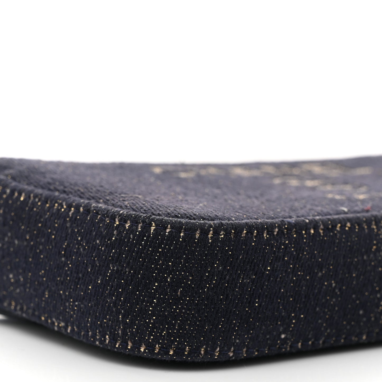 Canvas Small Deauville Clutch With Chain Black