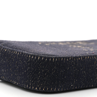 Chanel Canvas Small Deauville Clutch With Chain Black 10 of 11