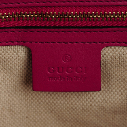 Gucci Vernice Naplack Medium Soho Chain Shoulder Bag Bright Bouganville 6 of 7