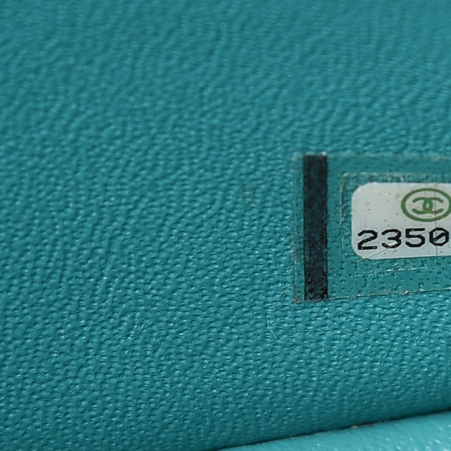 Caviar Quilted Jumbo Double Flap Turquoise