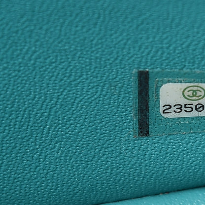 Chanel Caviar Quilted Jumbo Double Flap Turquoise 7 of 13