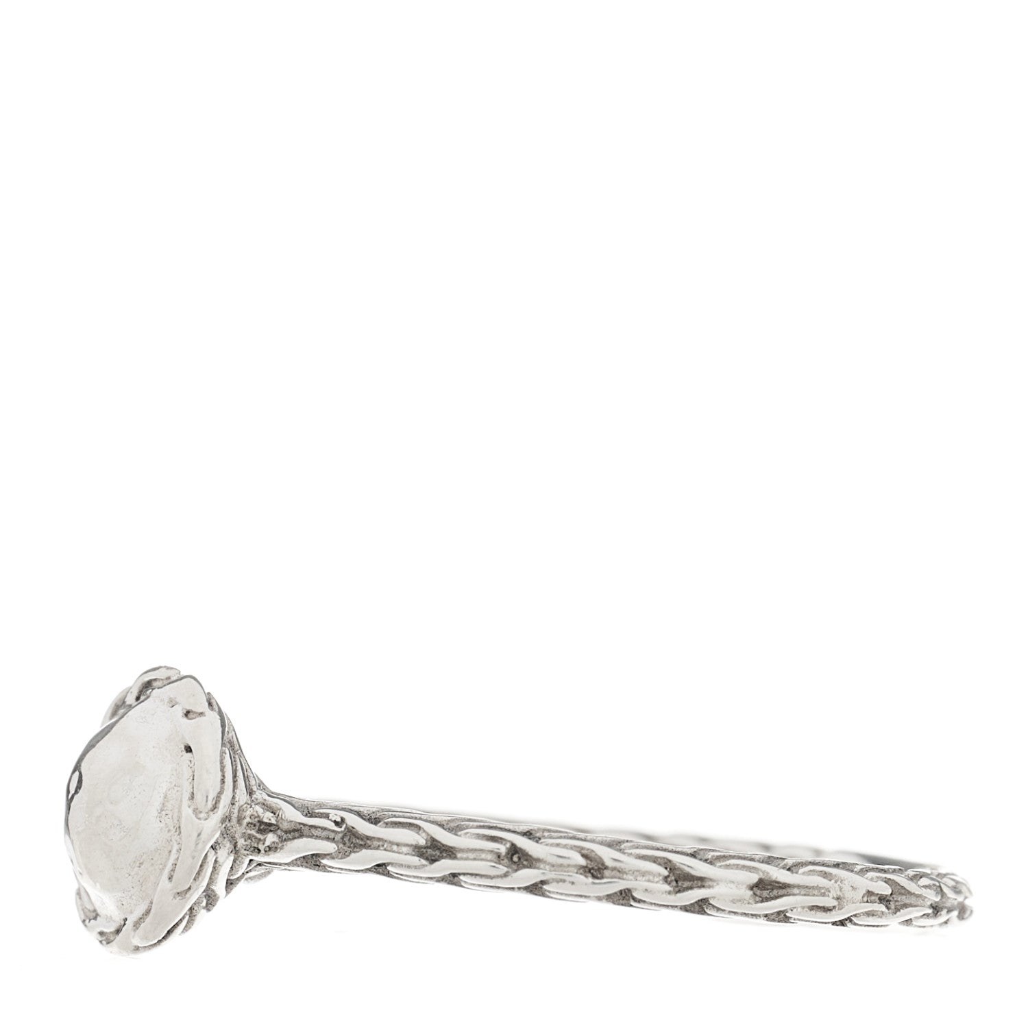 John Hardy Sterling Silver Dot Hammered Ring 56 7.5 3 of 5