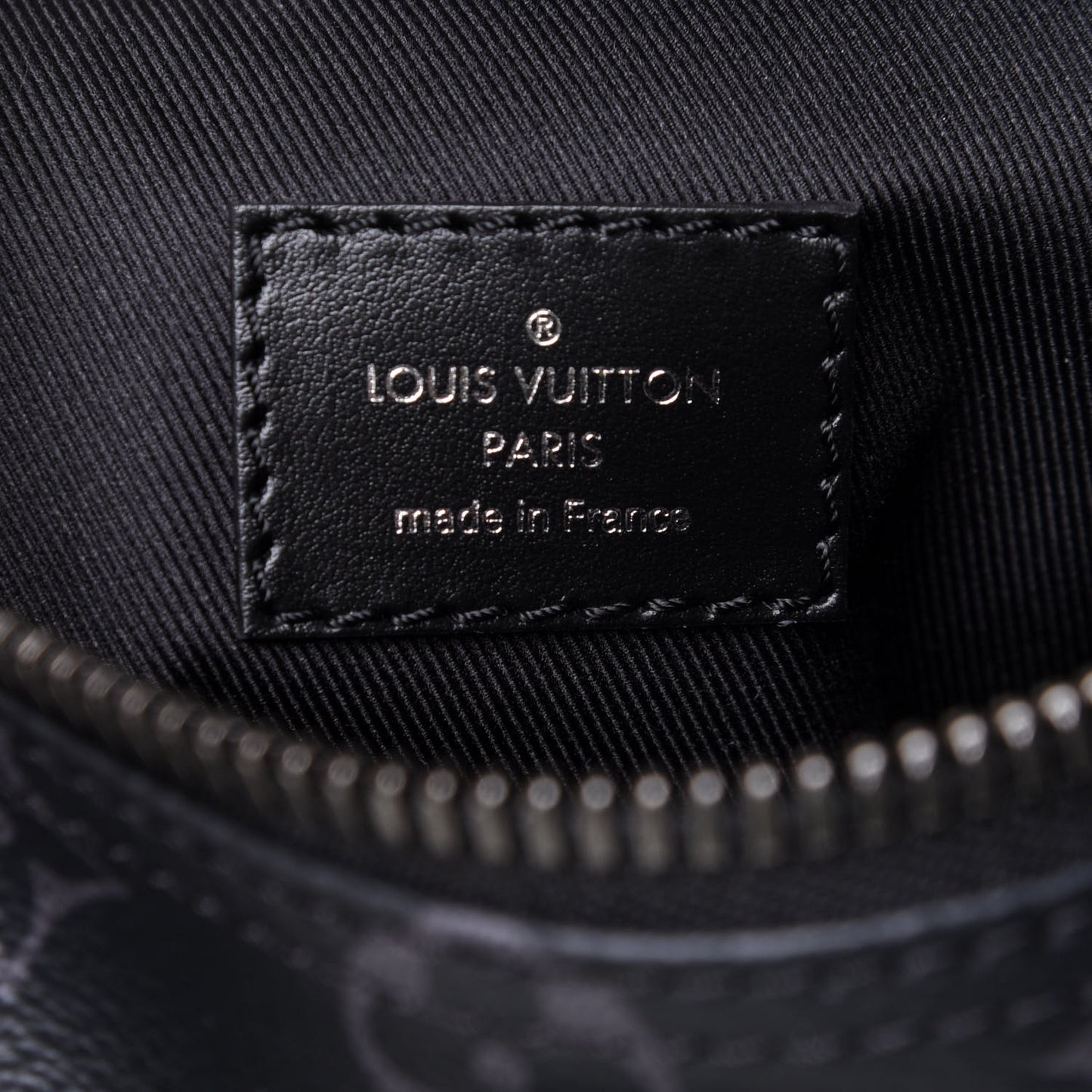 Reverse Monogram Eclipse Keepall XS Black