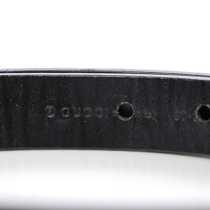 Gucci Calfskin Interlocking G Belt 80 32 Black 6 of 7