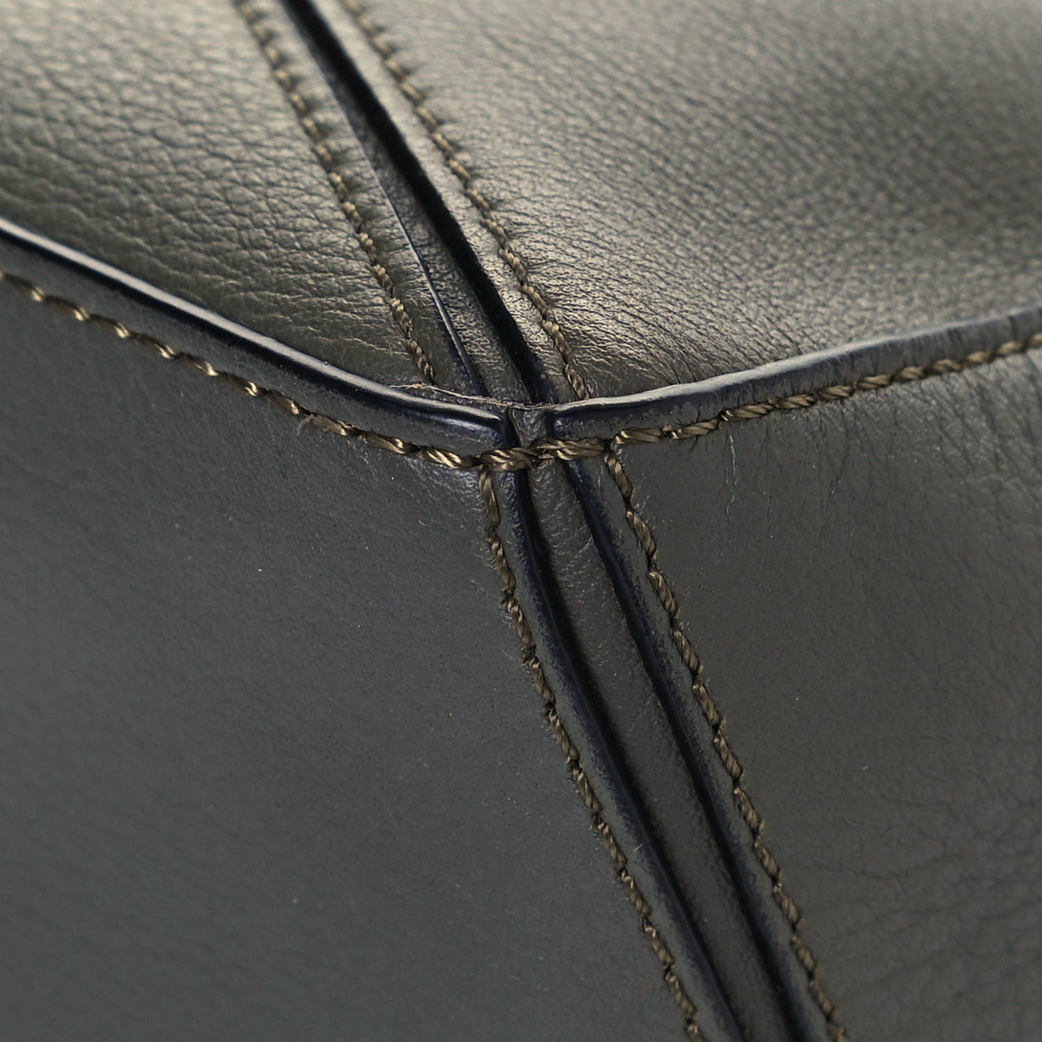 Loewe Calfskin Mini Puzzle Bag Khaki Green 12 of 13