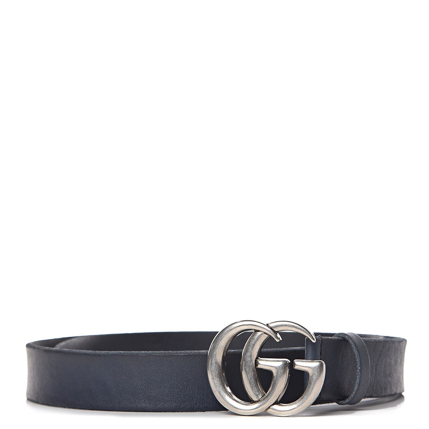 Cuoio Toscano Nickel Double G 30mm Belt 100 40 Blue