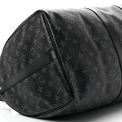 Louis Vuitton Monogram Eclipse Keepall Bandouliere 55 8 of 9