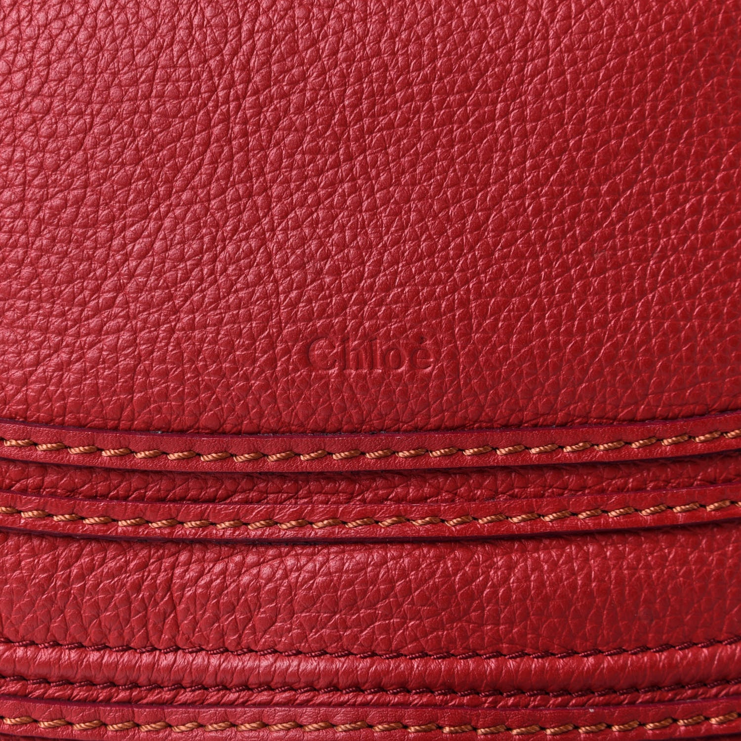 Chloe Calfskin Medium Marcie Satchel Acerola 8 of 10