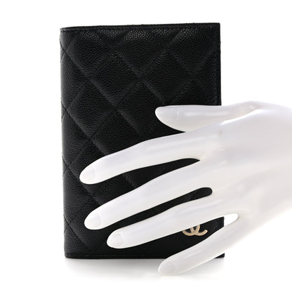 Chanel Caviar Quilted Passport Holder Black 2 of 8
