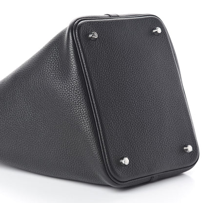 Hermes Taurillon Clemence Picotin Lock 22 MM Black 8 of 9
