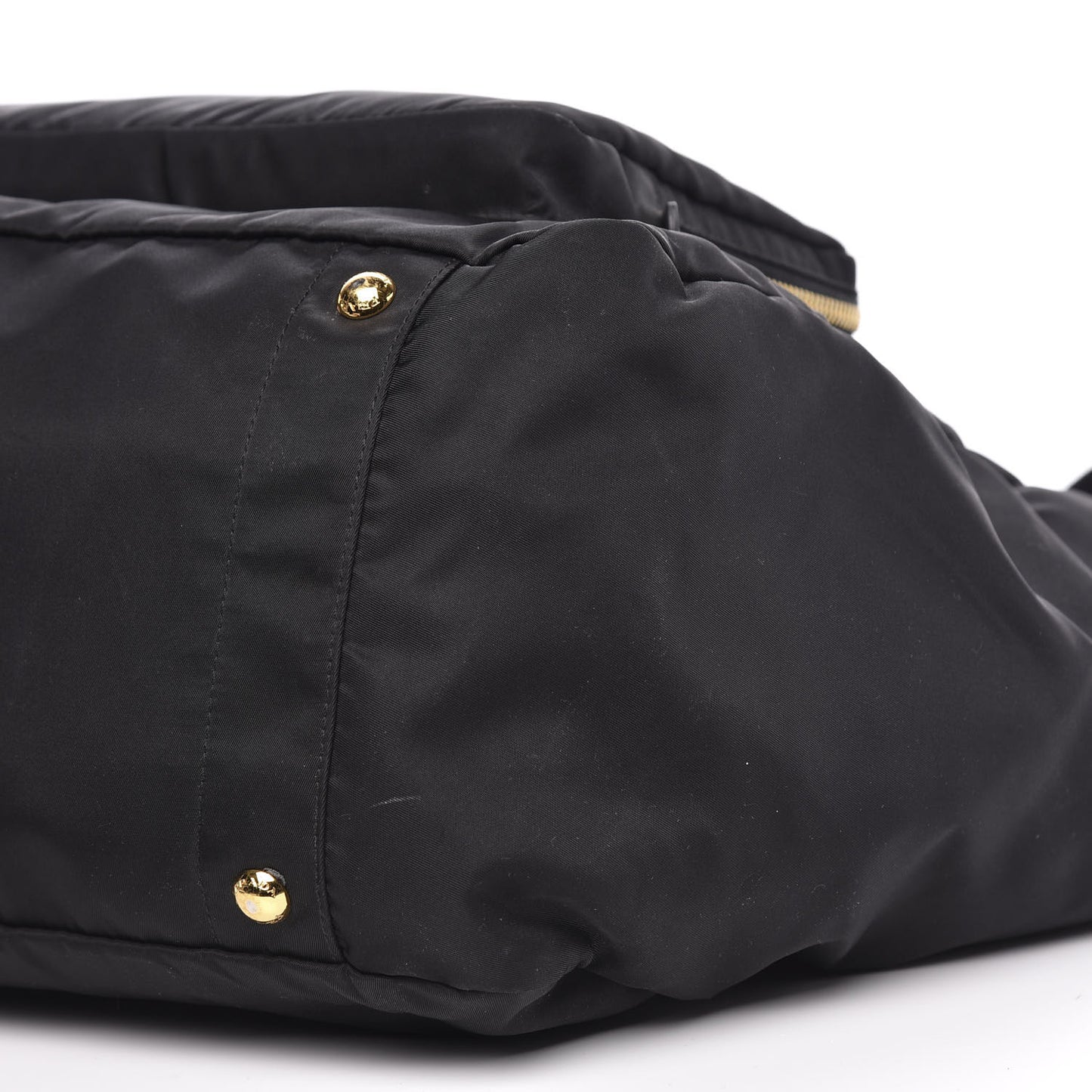 Tessuto Nylon Vela Diaper Bag Black