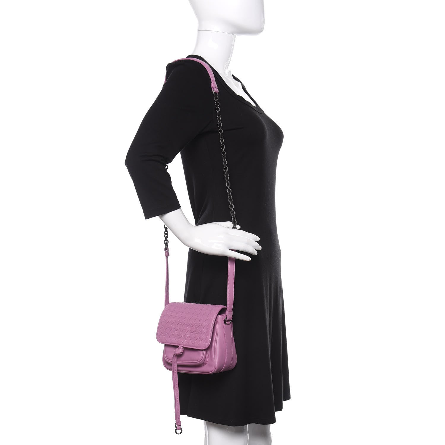 Bottega Veneta Nappa Intrecciato Mini Crossbody Twilight 2 of 11