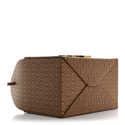 Saint Laurent Calfskin Monogram Take Away Box Dusty Vintage Brown Gold 4 of 12