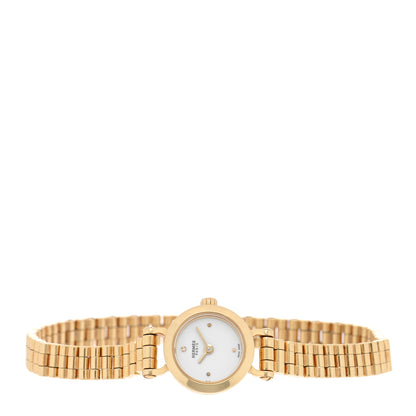 Hermes 18K Yellow Gold Diamond 16mm Faubourg Quartz Watch 2 of 5