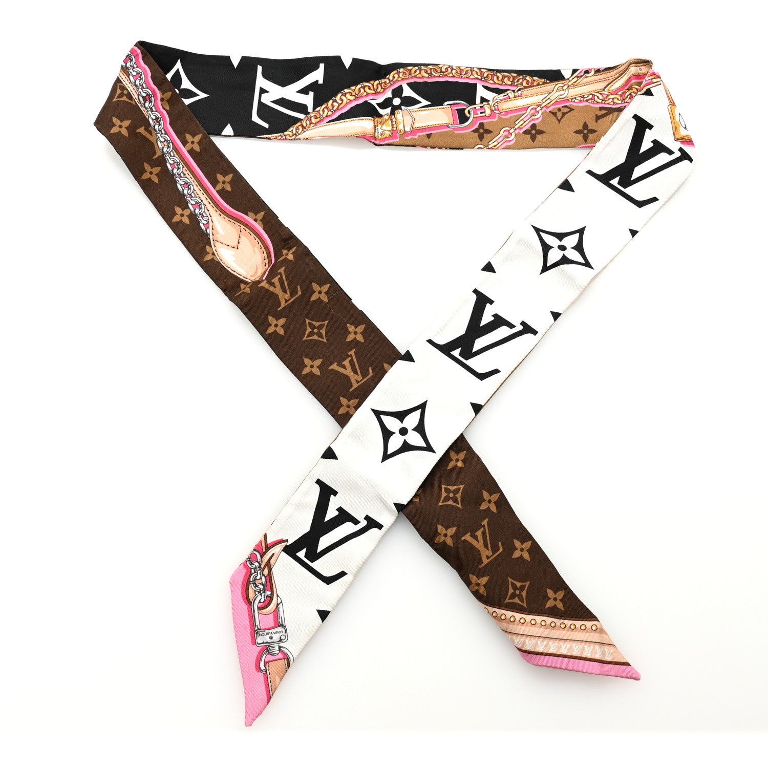 Louis Vuitton Silk Ultimate Monogram BB Bandeau Black 1 of 4