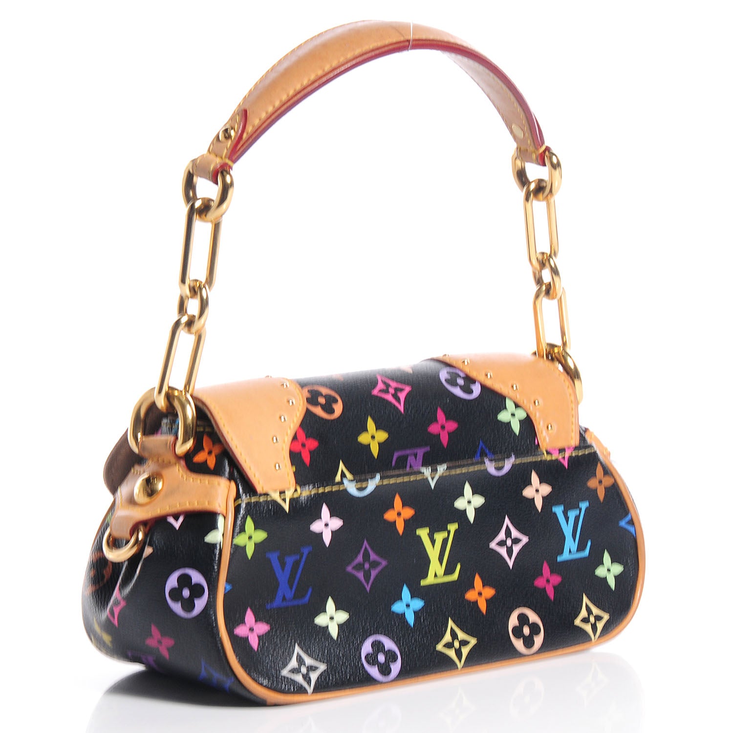 Louis Vuitton Monogram Multicolor Marilyn Black 3 of 7