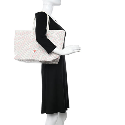 Goyard Goyardine Saint Louis Claire Voie PM White Pink 2 of 11
