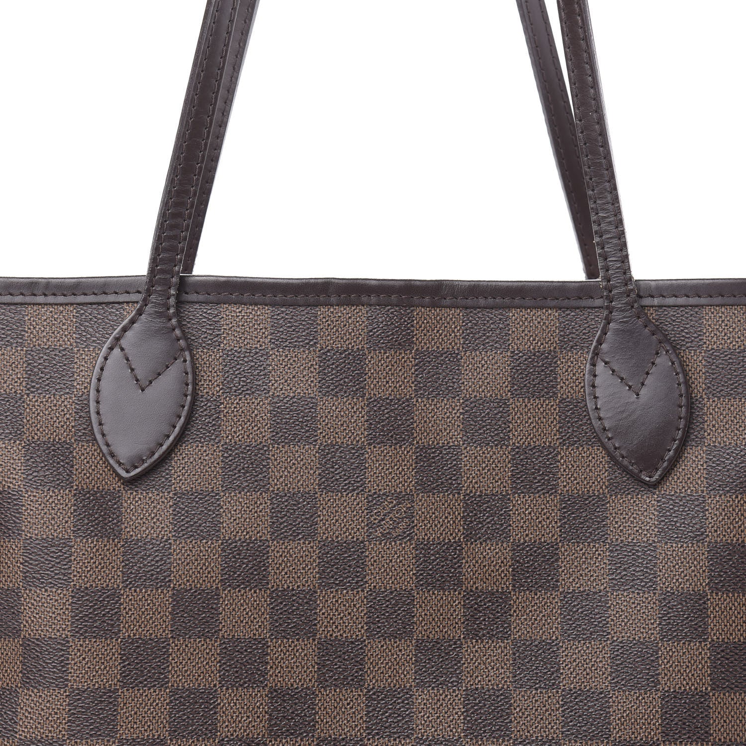 Louis Vuitton Damier Ebene Neo Neverfull MM Rose Ballerine 15 of 15