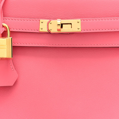Hermes Swift Kelly Retourne 25 Rose Azalee 8 of 10