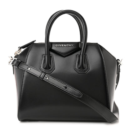 Givenchy Shiny Lord Calfskin Mini Antigona Black 1 of 10