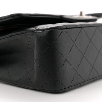 Chanel Lambskin Quilted Medium Double Flap Black 9 of 11