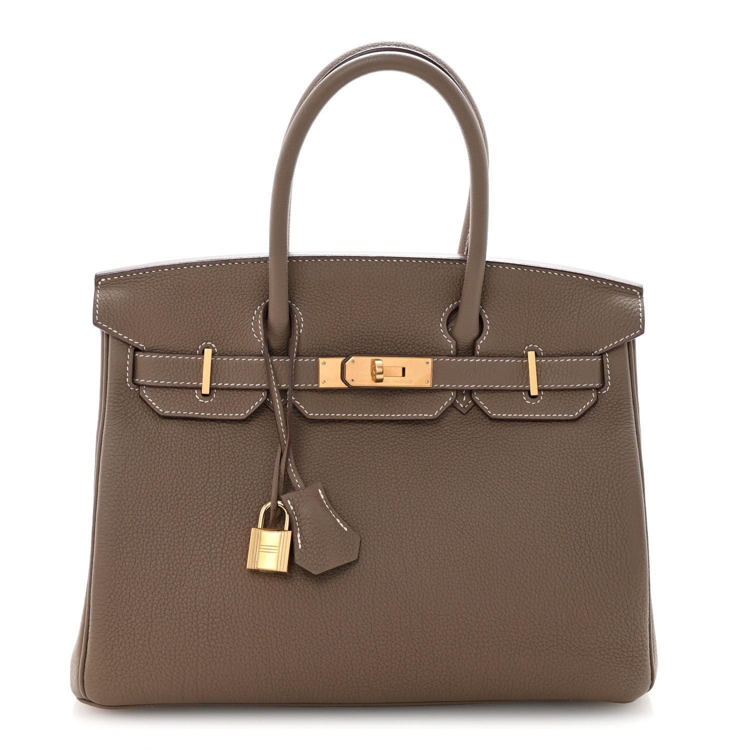 Hermes Togo Birkin 30 Etoupe 1 of 10