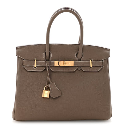 Hermes Togo Birkin 30 Etoupe 1 of 10