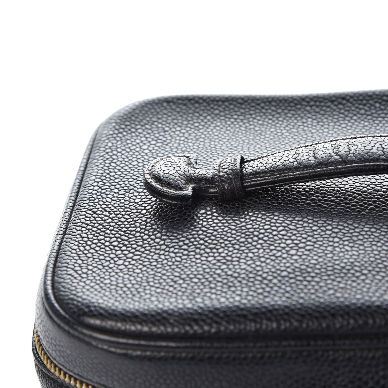 Chanel Caviar Vanity Cosmetic Case Black 9 of 12