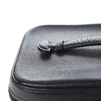 Chanel Caviar Vanity Cosmetic Case Black 9 of 12