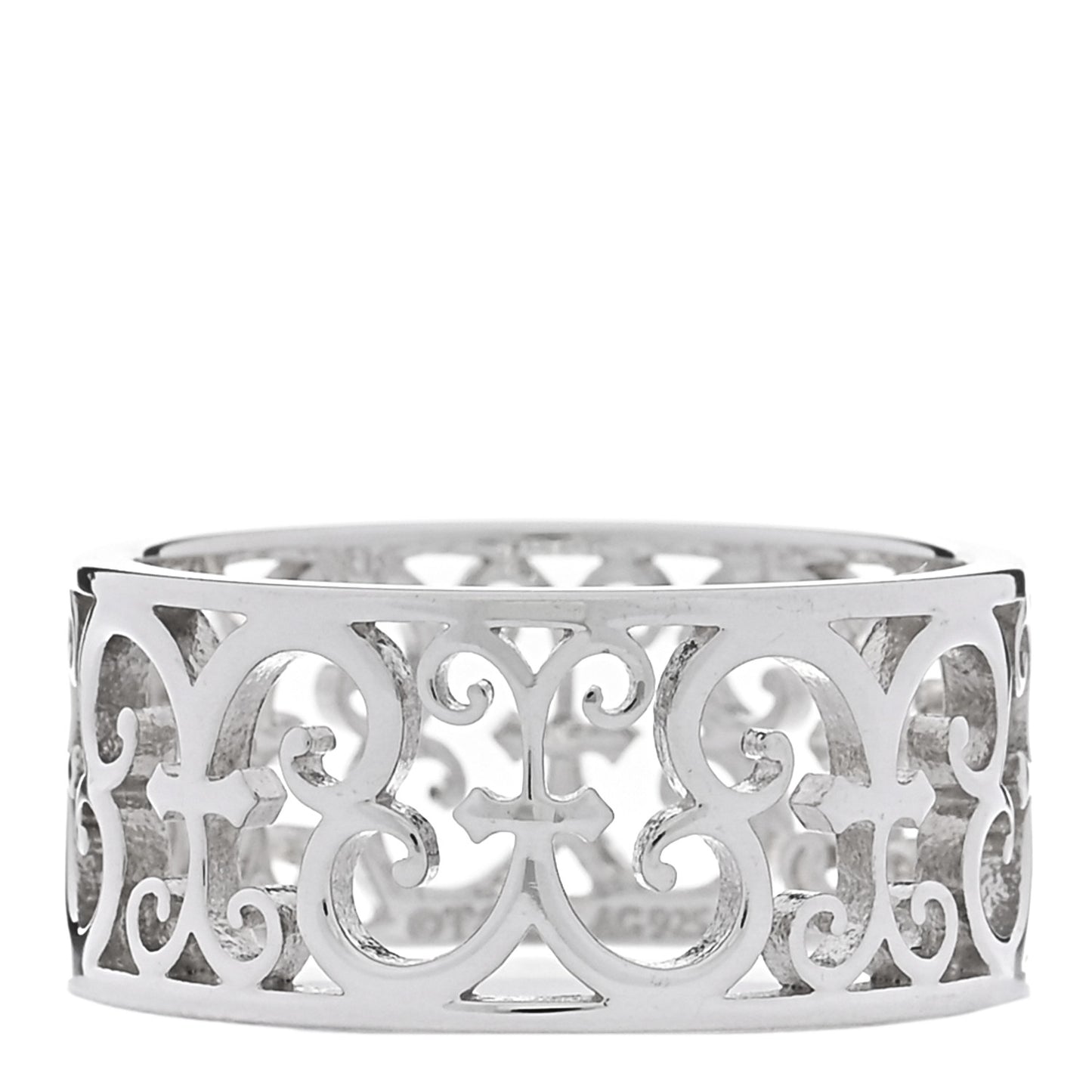 Sterling Silver Wide Enchant Ring 58 8.25